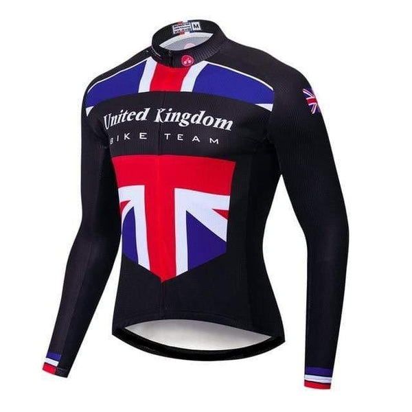 UK Winter Fleece Cycling Jersey on Sale Now – Montella EU