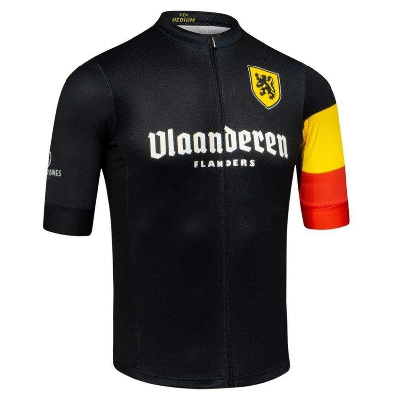 top-cycling-wear S / Black Vlaanderen Flanders Cycling Jersey