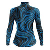 Montella Cycling Women's Blue Spinet Long Sleeve Cycling Jersey