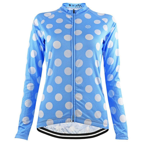 Montella Cycling Women's Blue Thermal Cycling Jersey