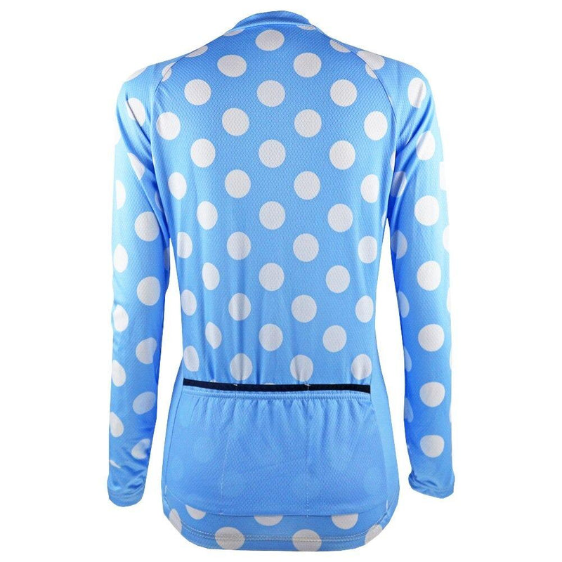 Montella Cycling Women's Blue Thermal Cycling Jersey