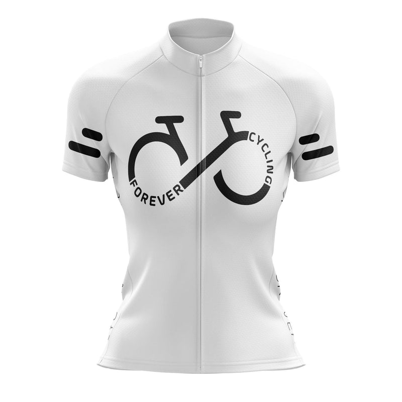 Montella Cycling Cycling Jersey XXS / White Women's Cycling Forever Infinity Jersey