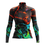 Montella Cycling Women's Fire and Ocean Long Sleeve Cycling Jersey
