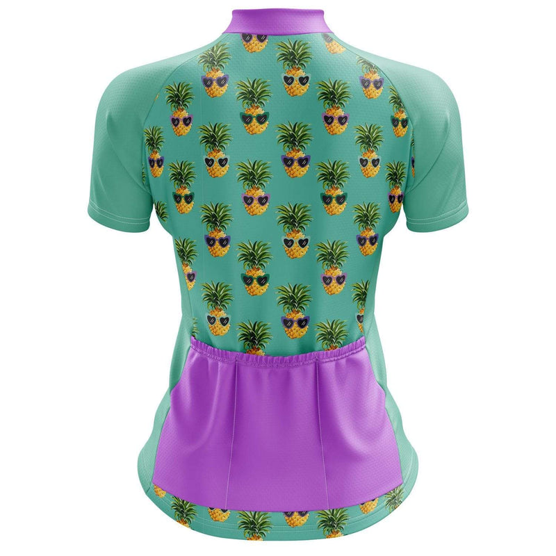 Montella Cycling Women's Funny Pineapple Cycling Jersey