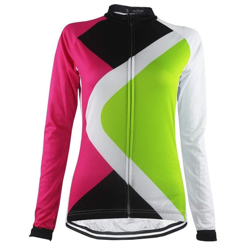 Women's Hi Vis Long Sleeve Cycling Jersey on Sale Now – Montella EU