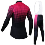 Montella Cycling Women's Pink Long Sleeve Cycling Jersey and Pants