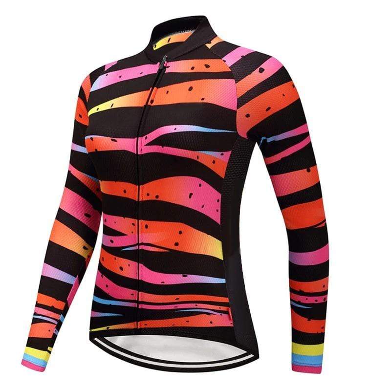 Montella Cycling Women's Tiger Long Sleeve Cycling Jersey