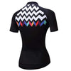 Montella Cycling Women's Zig Zag Short Sleeve Cycling Jersey